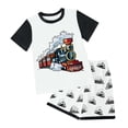 thumbnail image 4 of Futezty Toddler Boys Clothes Summer Outfit Sets, Kids Outfits Sleeve Girls Summer T Set 1 To 6 Years Short Toddler Boys Tops Shirt Cartoon Short Sleeved Shorts Suit Summer Set, 4 of 5