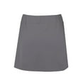 thumbnail image 5 of Jxximdong Skorts for Women Women's Pants Skirt With Slit And Pocket Sports Casual Skirt Solid Color Mid Waist Pants Tennis Skirt Gray XXXXL Culottes, 5 of 8
