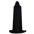 thumbnail image 3 of Disfraces de Halloween, mujeres, hombres, capa elegante, con capucha, bruja adulta, capas largas negras para fiestas navideñas, capas con capucha sidaley JR0584-06B, 3 of 3
