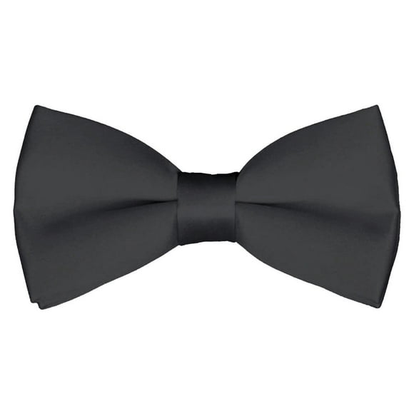 Platinum Hanger Cravate Classique Pré-Nouée en Satin pour Hommes Longueur Ajustable Grande Variété de Couleurs Disponibles (Gris)