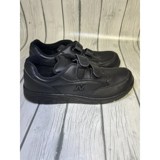 New Balance 811 VK Hook Loop Black Walking Shoes MW811VK Mens Size 9.5
