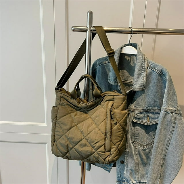 Sacs de Déplacement Automne Hiver Mode Matelassés sous l'Aisselle Bas Doux pour Magasinage de Rue