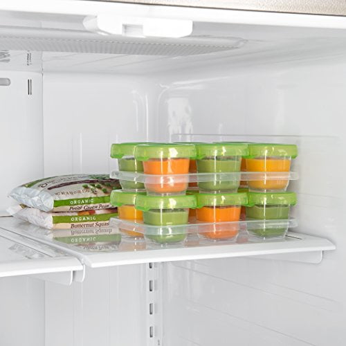 Oxo Tot Baby Blocks Freezer Storage Containers 2 Ounce Green