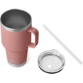 thumbnail image 4 of YETI Rambler 35 oz Straw Mug, Vacuum Insulated, Stainless Steel, Sandstone Pink, 4 of 8