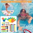 thumbnail image 1 of Xihbxyly Juego de Juguetes de Buceo para Piscina, Coloridos Juguetes Que Se Hunden, Diversión Subacuática, Material de Pvc Seguro, Diseño de Bordes Lisos, Juegos de Piscina para Verano, Ideal para Fi, 1 of 7