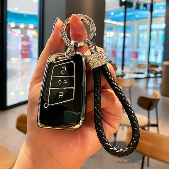 Fashion TPU Car Key Case Cover For Volkswagen VW Tiguan Passat B8 B7 MK2 Magotan CC For Skoda Superb A7 Keychain Accessories