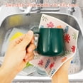 thumbnail image 6 of 10 Pack Swedish Dishcloths Odor Free Cellulose Sponge Cloths, Reusable Paper Towels for Kitchen Countertop and Dish Washing, Highly Absorbent Biodegradable Cleaning Rags, 6 of 8