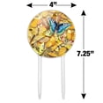 thumbnail image 2 of Acrylic Be Unique Blue Gold Butterflies Cake Topper Party Decoration for Wedding Anniversary Birthday Graduation, 2 of 7