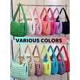 thumbnail image 7 of JUYGO Puffer Tote Bag Women Quilted Crossbody Bag Large Shoulder Puffy Summer Beach Purse Cloud Bubble Gym Pleat Pad, 7 of 7