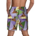 thumbnail image 2 of Lsque Mens Swim Trunks German Shepherd Dog Pattern - Bathing Suit Compression Liner - Beach Swim Shorts Swimwear - (S-3XL) - Stretch Quick Dry -Small, 2 of 9