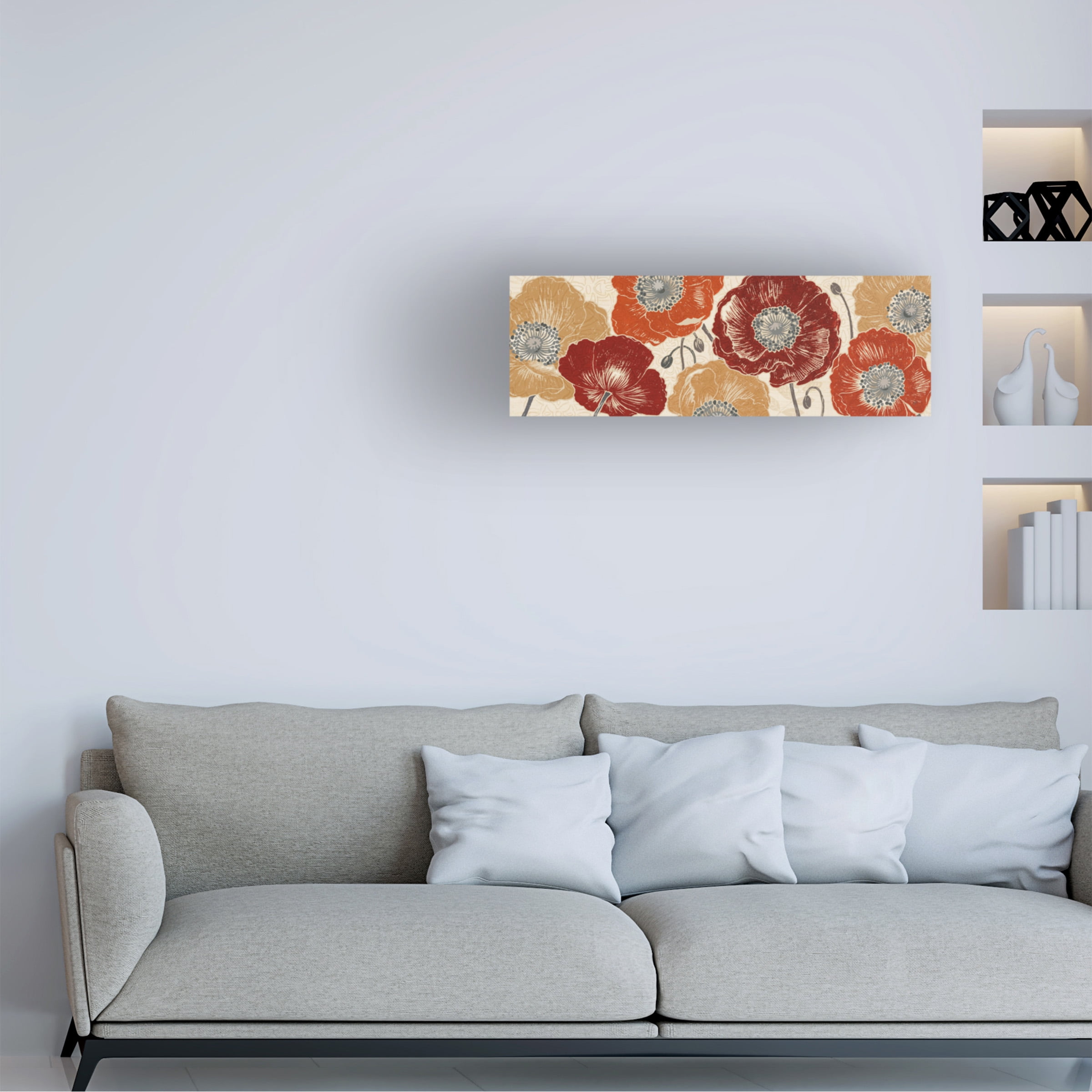 Daphne Brissonnet 'A Poppys Touch IV' Canvas Art