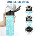 thumbnail image 7 of BJPKPK 18oz Stainless Steel Water Bottle with Straw, Insulated Water Bottle with Leak Proof Lid, Sky Blue Leopard, 7 of 7