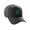 Black, variant on Daxton Structured Baseball Hat Cap Curved Visor Old English Font Royal Hat Green M