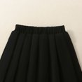 thumbnail image 5 of THDHVS Uniform Skirts for Girls,Girls Skorts,Girls Pleated Skirt Kids Tennis Elastic Waist Uniform Plaid Skirt Black 7-8 Years, 5 of 7