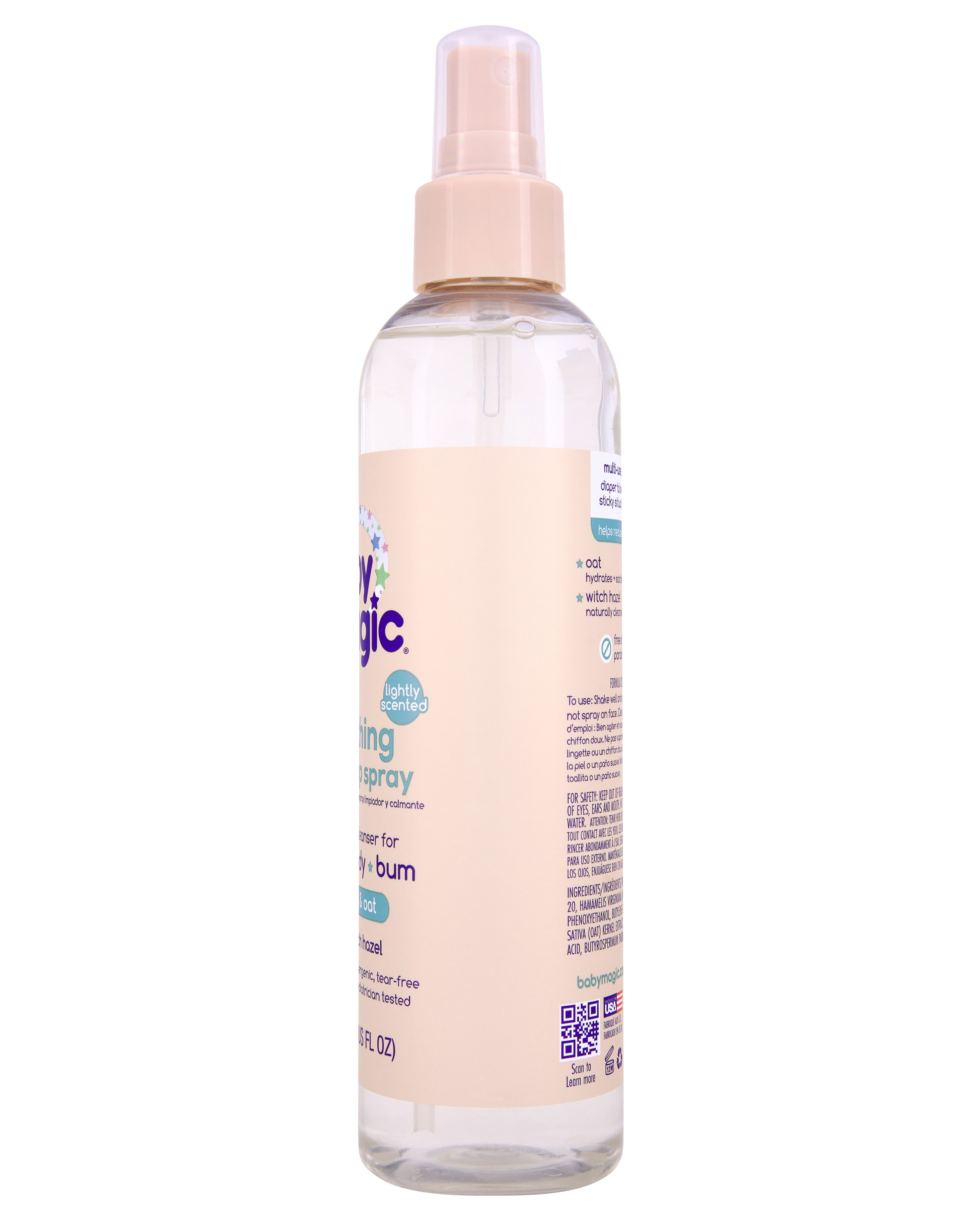 Baby Magic Soothing Clean-Up Spray, Vanilla & Oat, Hypoallergenic, 8 oz