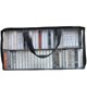 thumbnail image 4 of Paquete de 2 bolsas de cinta de casete Evelots, organizador transparente/almacenamiento, asas, fácil de transportar, sin polvo ni humedad, 100 con estuches, 4 of 5