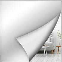 Full Length Mirror Tiles, 8x8 Inch Unbreakable Acrylic Squares for Bedroom, Home Gym, Walls - Shatterproof Mirror Stickers, Peel and Stick on Mirror for Wall Mirrors Decorative (1pcs)