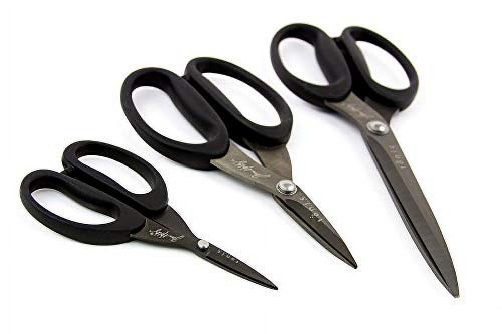 Titanium Snips - Tim Holtz All Purpose Scissors with Micro Serrated Blade Edge for Paper, Fabric, and Sewing - Non Stick Tool with Comfort Grip Handles (9.5 Inch)