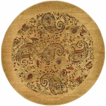SAFAVIEH Lyndhurst Julia Traditional Area Rug  Beige/Multi  4  x 4  Round Lyndhurst Rug Collection. Luxurious EZ Care Area Rugs. The Lyndhurst Collection features luxurious  easy care  easy-maintenance area rugs made to add long lasting charm and decorative beauty even in the busiest  high traffic areas of the home. Hand tufted using a blend of soft yet durable synthetic yarns styled in traditional Persian florals  interwoven vines and intricate latticework. Use the Lyndhurst rugs in your home for an elegant and transitional upgrade.