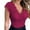 Wine, variant on FhsagQ Lingerie Sets for Women Women Shirt Lace Shirt See Through Casual Slim Fit Tops Plus Size Short Sleeve Deep V Neck Temperament Trim Plunging Neck Lace Lingerie Top Vest Size S 5Xl Wine XL