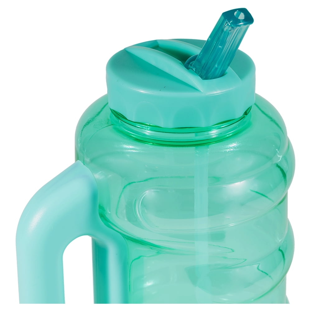 Cool Gear 3-Pack BEAST 64 oz Jug with Handle | Large Capacity Water bottle for Athletes, Fitness, Gym, & Outdoor Sports | Wide mouth, Leak proof - Green Tea Pack