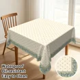 thumbnail image 2 of Tchckioa Beige Square Tablecloth,Waterproof Table Cloth for Kitchen,52x52 Inch, 2 of 6
