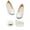 BEIGE/WHITE, variant on DREAM PAIRS Girls Dress Shoes Cute Bow Flower Girl Slip-on Ballet Flats (Little Kid/Big Kid)