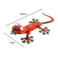 thumbnail image 4 of 2 Esculturas de Interior Gecko para Decoración de Pared. perfecl Figuritas de pared Gecko, 4 of 6