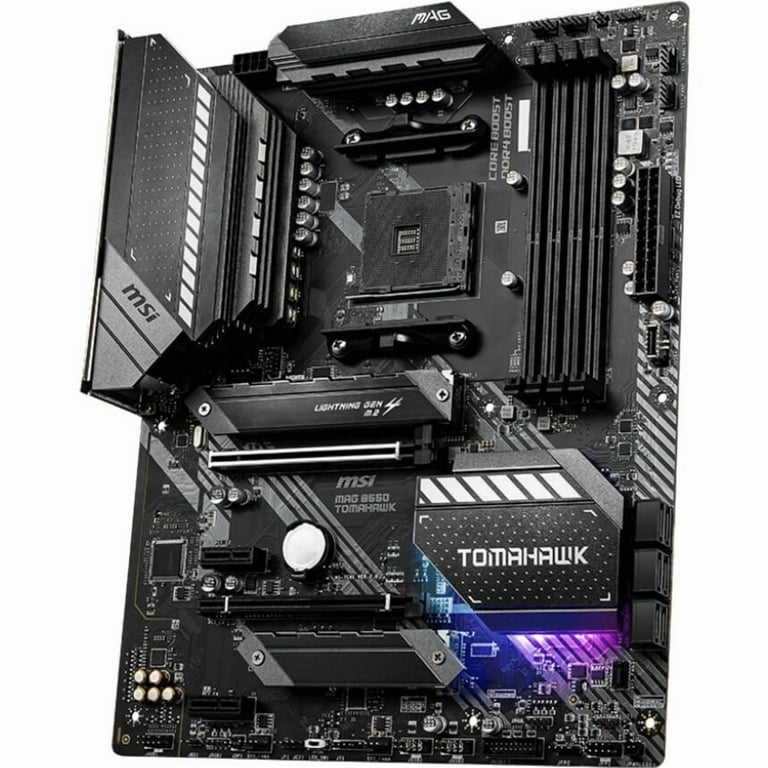 MSI MAG B550 TOMAHAWK マザーボード ATX MSI MAG B550 TOMAHAWK AMD AM4 DDR4 CF M.2 USB 3.2 Gen 2 HDMI
