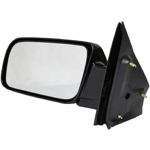 Left Driver Side Manual Mirror - Foldaway - Gloss Black - Compatible with 1988 - 2005 Chevy Astro 1989 1990 1991 1992 1993 1994 1995 1996 1997 1998 1999 2000 2001 2002 2003 2004