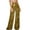 Golden, variant on sunsanly Women Pants Shiny Solid Color High Waist Spring Autumn Temperament Loose Straight Wide Leg Trousers Daily Wear