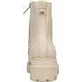 thumbnail image 4 of Sam Edelman Women's Garret Ivory Leather Platform Combat Boots 14M, 4 of 6