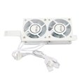 thumbnail image 1 of Ventilador De Refrigeración De Memoria DDR DDR2 DDR3 DDR4 DDR5, Doble 6025PWM 1000 A 3000 RPM, 5 V 3 Pines Aura Sync, Radiador De Memoria ARGB, Para Módulos RAM De Escritorio, 1 of 7