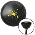 thumbnail image 1 of American Shifter  Yellow Abstract Stars Black Retro Metal Flake Shift Knob with M16 x 1.5 Insert Auto Brody, 1 of 1