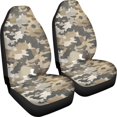 thumbnail image 3 of POLERO Camouflage Pattern Front Seat Cover for Women, Two Pack Car Seat Cover Stain Resistant Anti-Slip Vehicle Seat Covers, 3 of 13