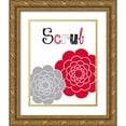 thumbnail image 1 of Robinson, Tamara 26x32 Gold Ornate Wood Framed with Double Matting Museum Art Print Titled - Flower Scrub Rose, 1 of 4
