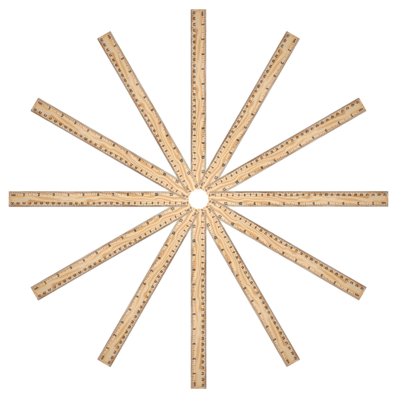 WHAMVOX  26 Pcs Quilting Tailoring Ruler Measuring Tool Student Office