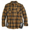 thumbnail image 5 of Venado Men's Thermal Lined Flannel Shirt Jacket with Snap Front Closure - Outdoor Button Up (Rustic, 2XL), 5 of 6