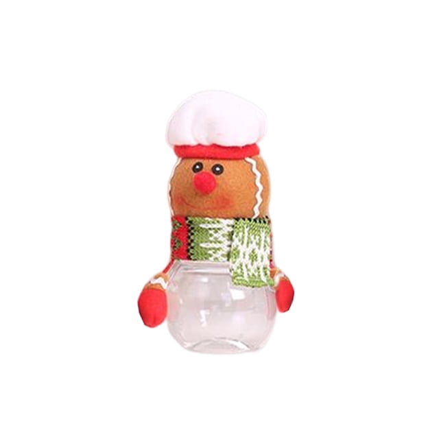 Advancent Caja de regalo, caja de dulces, decoración de Navidad, árbol de juguete de chico multiusos, colgante, lata de azúcar, adorno para el hogar, Kits de decoración para fiestas jengibre Advancent HA070789-04