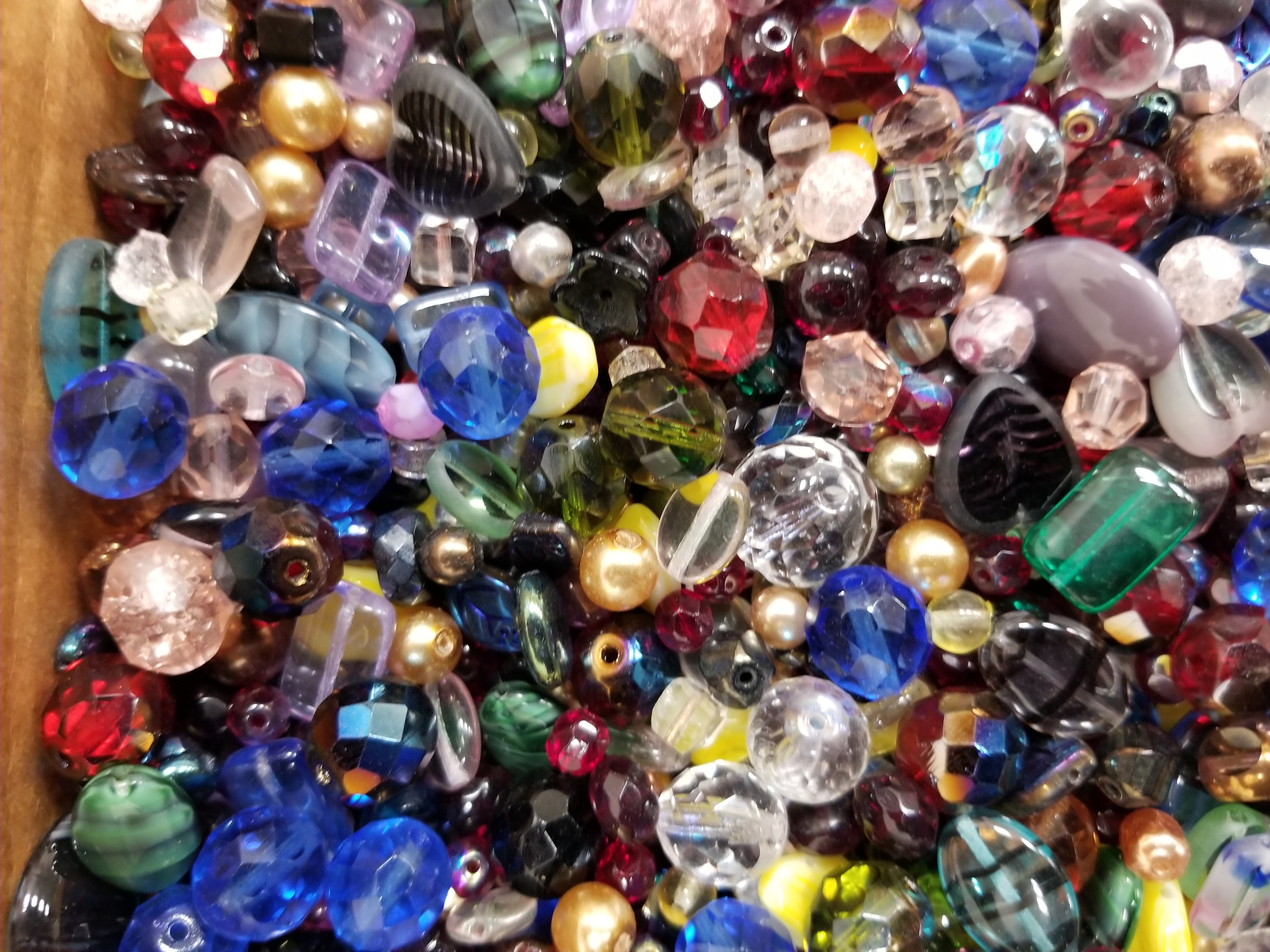 Fancy Lamp Work Glass Beads Mix – Estate Beads & Jewelry