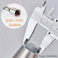 thumbnail image 4 of Cabeza De Grifo De Cocina Retráctil Universal Con 3 Modos, Rosca G1/2 Para Lavabo, Función De Ahorro De Agua Y Pausa, Repuesto De Plástico ABS Duradero, 4 of 8