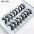 thumbnail image 3 of 8 Pair 3-D Artificial False Eyelashes, Natural long, Semi-Handmade, 3 of 39