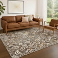 thumbnail image 6 of Addison Rugs Chantille Indoor/Outdoor Traditional Global Brown Machine Washable Rectangle Rug, 9' x 12', 6 of 8