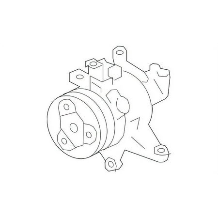 Genuine OE Subaru A/C Compressor - 73111FJ041 Fits select: 2014-2018 SUBARU FORESTER 2.5I PREMIUM, 2016-2017 SUBARU CROSSTREK PREMIUM