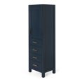 thumbnail image 3 of ARIEL Cambridge Bathroom Linen Storage Cabinet 65”H x 20”W x 16”D Midnight Blue, 3 of 8