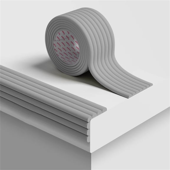 Impact Resistant Wall Protector Foam Padding Roll, Soft Self Adhesive Wall Cushion Cover for Home Indoor Corner Edge Protection, Shock Absorbing Wall Sticker for Bedroom