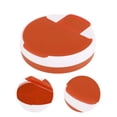 thumbnail image 3 of Unique Bargains 1 Pc 4 Grids Circular Rotating Pill Case Durable for Travel Orange, 3 of 6