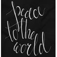 thumbnail image 2 of Cute Christmas Peace To The World Hoodie Sweatshirt Women Brisco Brands S, 2 of 6