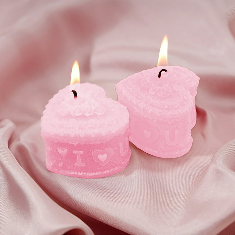 SLYNSHome Scented Candles Heart Shaped Soy Wax Aromatherapy Candle