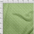 thumbnail image 3 of oneOone Cotton Silk Green Fabric Skull Dress Material Fabric Print Fabric By The Yard 42 Inch Wide, 3 of 4